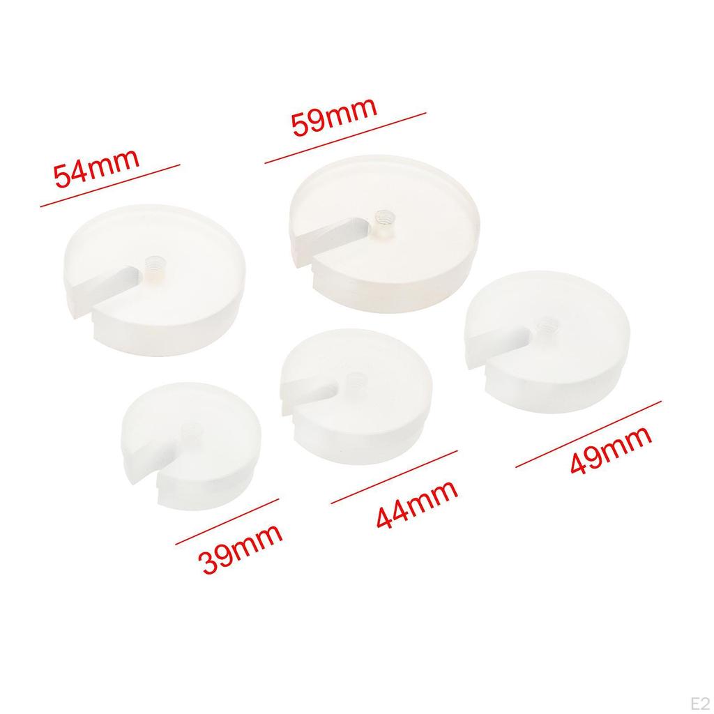 5Pcs Watch Crystal Press Tool Face Transparent Acrylic Repair 5mm Hole