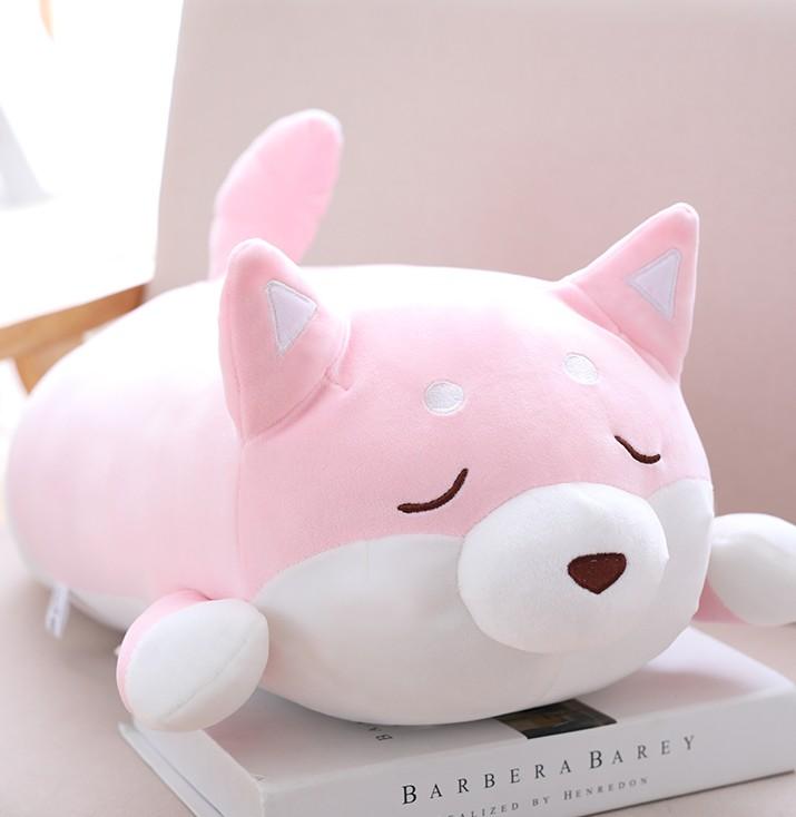 Good Quality Cute Fat Shiba Inu Dog Plush Toy Stuffed Soft Kawaii Animal Cartoon Pillow Lovely Gift