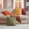 Broadside Ttriped Throw Cushion Cover 45x45cm Corduroy Pillow Covers with Splicing 18x18Inch Pillowcase for Sofa  Bed Livingroom