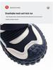Bobodou Boys' Waterproof Winter Sports Shoes - Velvet-Lined Cotton, Lightweight and Warm