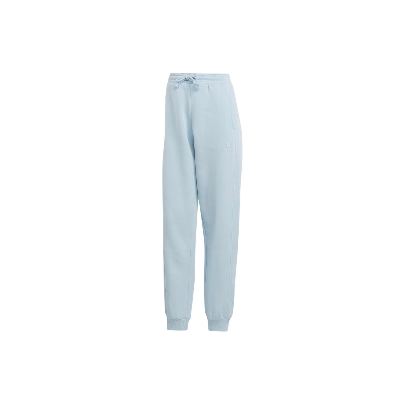 adidas Women s All SZN Fleece Sweatpants Light Blue IM0328 L