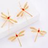 Fashion Dragonfly Stud Earrings For Women Unique Animal Ear Jewelry
