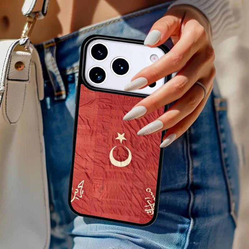 

Turkey Turkish Flag soft Phone Case For iPhone 17 Air 14 15 13 12 Max Cover For Apple 16e 11 Pro Max Plus Coque iPhone 13