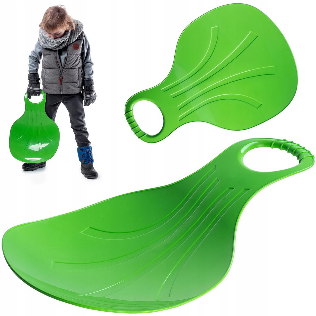 KADAX Sanki Dla Dzieci Ślizg Zjazdowy Jabłuszko Jabłko Plastikowe mocne