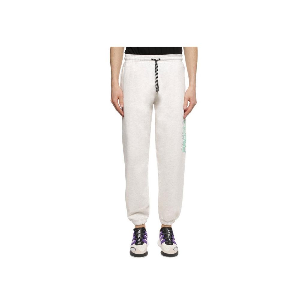 adidas Originals X Alexander Wang Logo Print Joggers Men Bottoms White ED1221