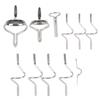Fly Fishing Guide Angling Repair Tool Stainless Steel Strong Double Buckle Ring Different Size