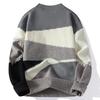 Hot Sale, Trendy Fashion Crew Neck Loose Sweater Knitted Sweater, Bottom Sweater Thread Men