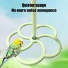 Bird Cage Perch Interactive Parrot Rotating Windmill Toy Bird Cage Toy For Parrots Rotating Dispenser For Mental  Entertainment