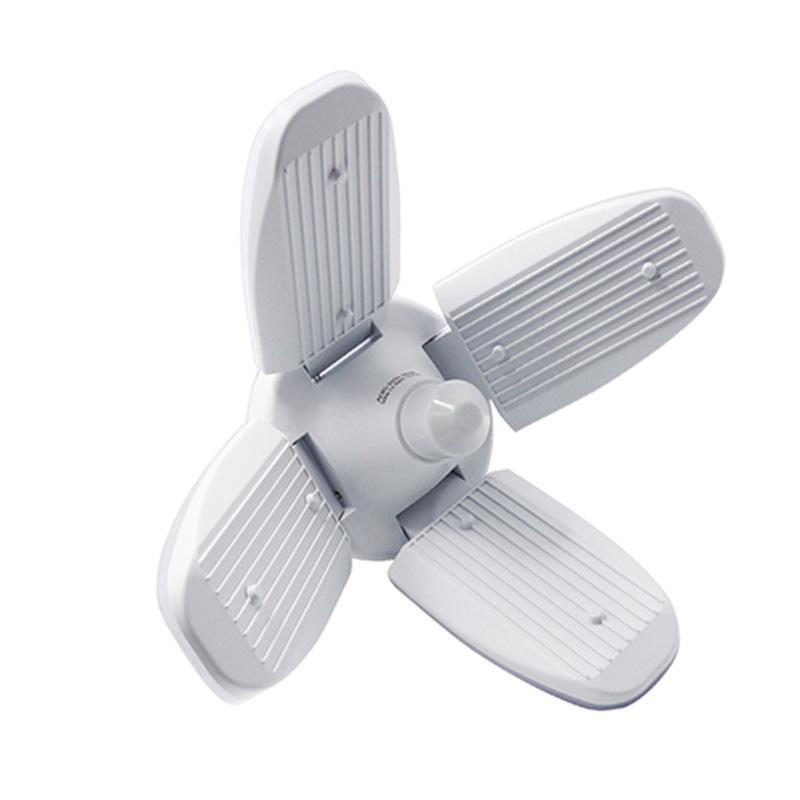 Kısmasız 60W LED Ampul E27 B22 220V SMD2835 Süper Parlak Katlanabilir Fan Kanatlı Işık Ayarlanabilir Açı Depo Garaj için