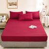 Solid Color Princess Style Brushed Bed Skirt with Dustproof Full Wrap