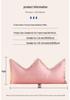 Cartoon Bedside Soft Upholstered Backrest Cushion for Children's Tatami or Girls' Bedroom, 2026 Anti-Collision Pillow.