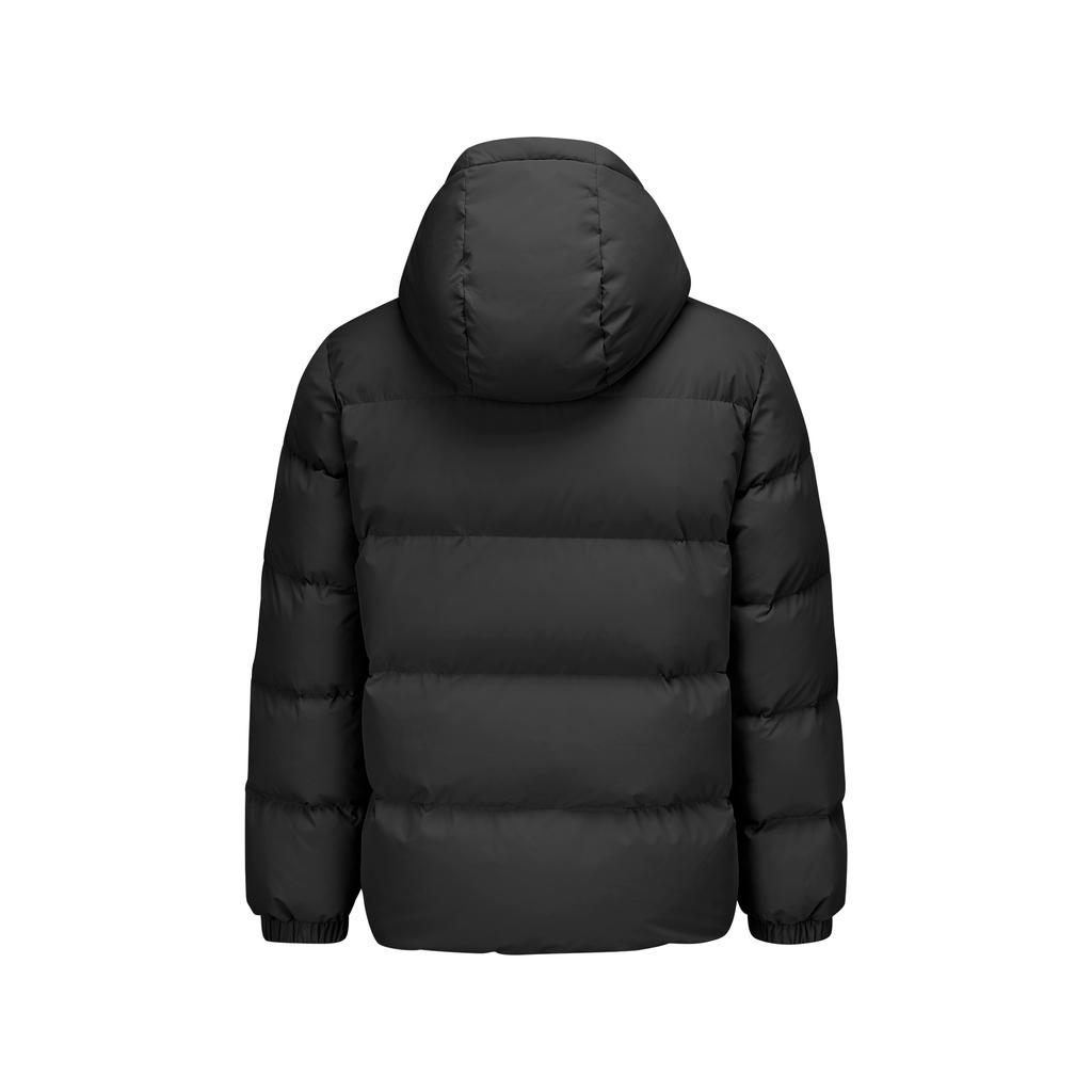 Skechers Windproof Waterproof Stain Resistant Warm Cold Resistant Anti Static Fashionable Versatile Short Hooded Puffer Jacket L425M005-0018