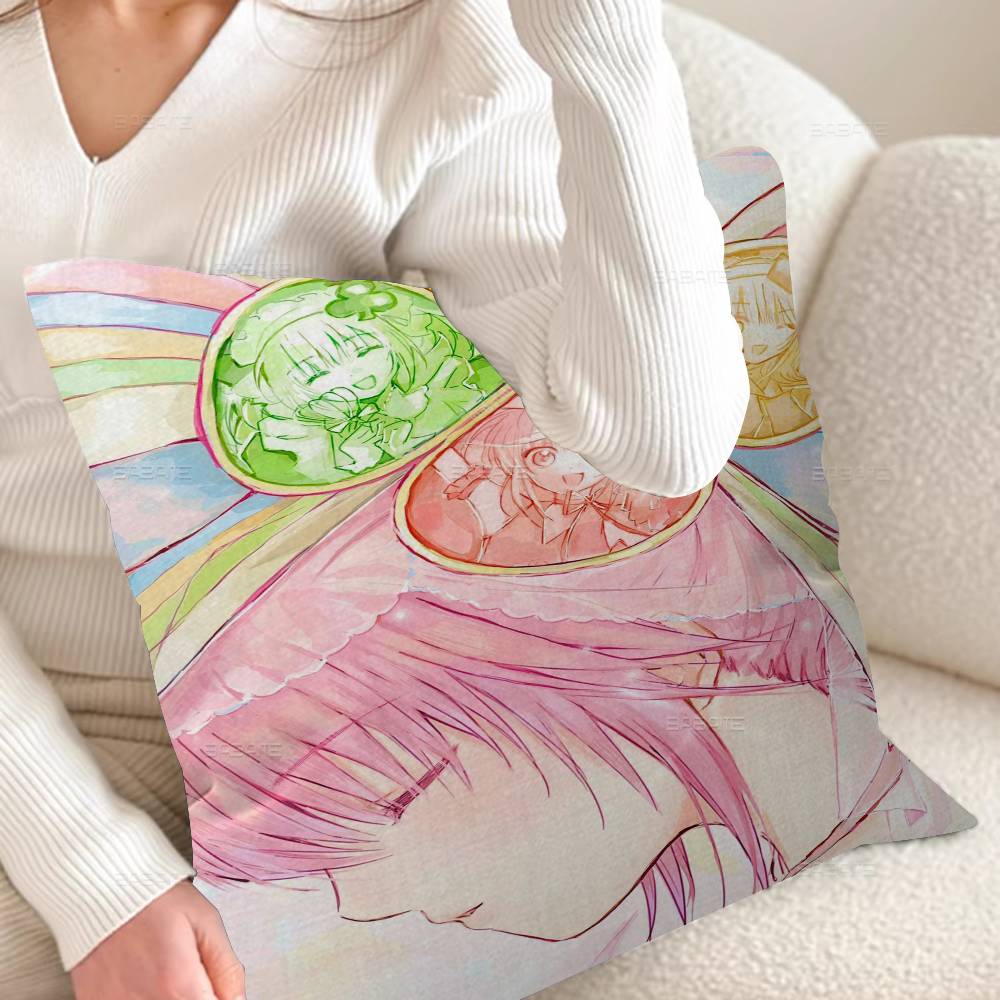 Shugo Chara Japan Anime Cushion Cover Polyester Sofa Cushions Decorative Throw Pillows Home Decoration Pillowcover
