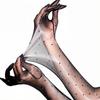 Sexy Women Dot 1D Thin Glove Elastic Oil Glossy Shiny Long Finger Glove Sheer See Through Long Glove Driving Dance Gloves