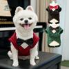 Stilvoller Fleece-Hunde-Smoking Warme Formale Kleidung Hunde-Blazerweste Bequeme Formale Haustierkleidung Haustierausstellung