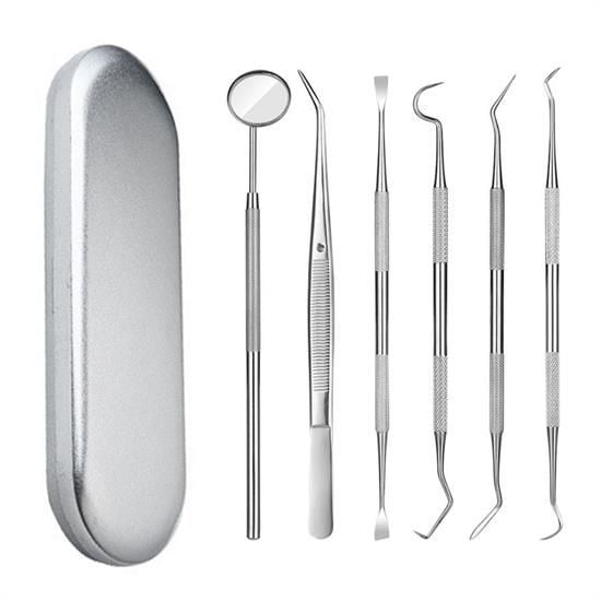 Set per l'igiene orale in scatola da 6 pezzi