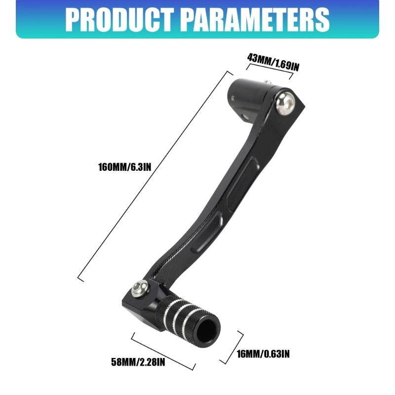Aluminum Gear Shifting Lever Foot Pedal Motorcycle Shifter Accessory For 250 Enhances Performances And Style