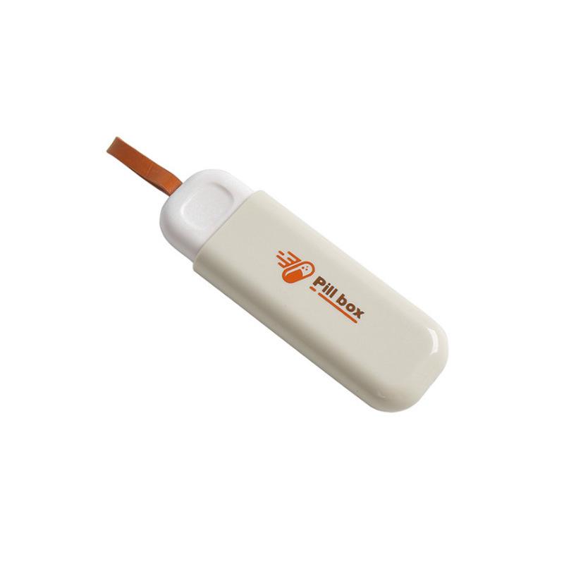 Compact Portable Pill Box Dispenser for Seniors