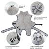 Super Absorbent Coral Fleece Dog Bathrobe Winter Warm Pet Robe Small Medium Large Breeds