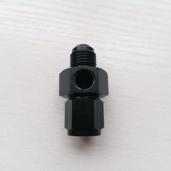 AN6 Male to Female 1/8" NPT Gauge Sensor Side Port Adapter Oil Fuel Fitting Hose