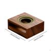 Wooden Teapot Warmer Heating Drinks Coffee Heater Tealight Holder for Office Yard Outside