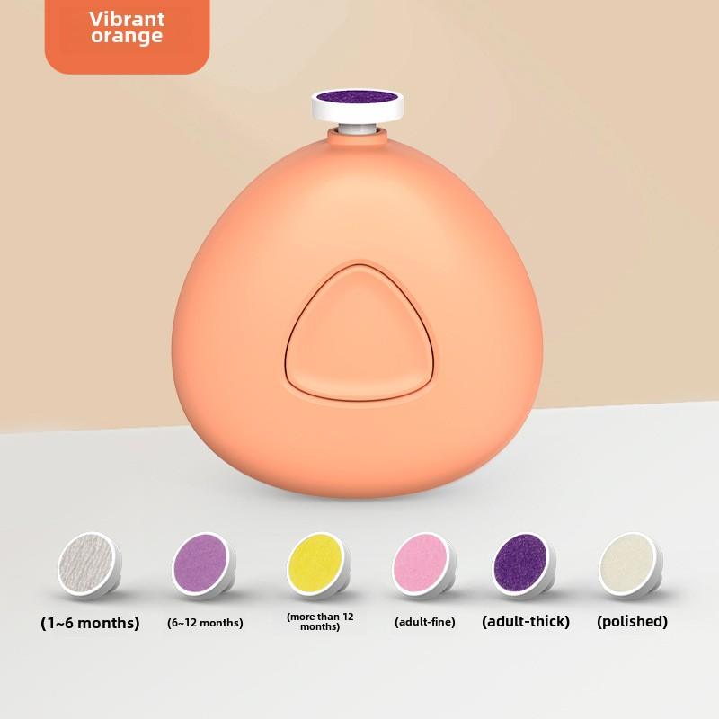 

Электрическая машинка для полировки ногтей Детская автоматическая машинка для стрижки ногтей Многофункциональная портативная пилочка для ногтей Детский набор для стрижки ногтей Уход за детьми оранжевый