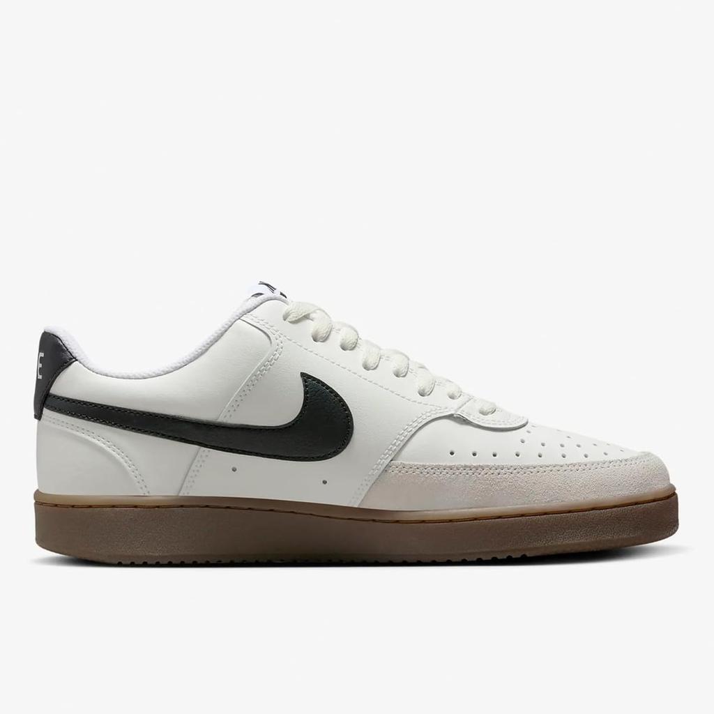 Nike Court Vision Low Allwood Size Japan FQ8075-133, Sail/Light Brown/White/Black, 22.5cm,
