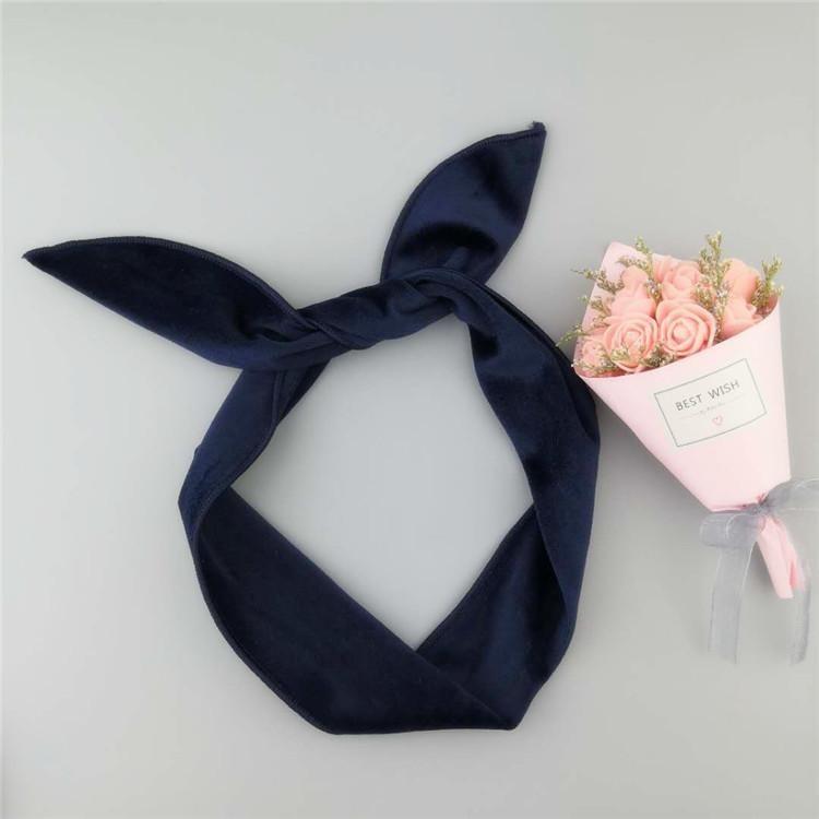new popular rabbit ears turban headband women girls hair head band wrap accessories for women girls hairband headdress headbands