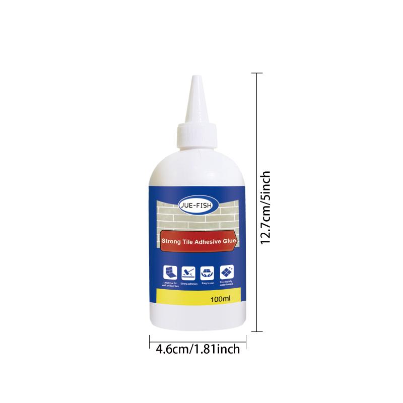 Tile Adhesive Glue Household Wall and Floor Tile Repair Adhesive Fix Hollow and Peeling Tiles Waterproof Back Coating Glue
