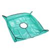 Landscape Tarp 7.8in Hole Water Proof Pruning Tarp with 4 Corner Buckle for Bush Shrub Tree Trimming