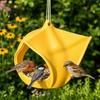 Window Bird Feeder Outdoor Feeder, Artistic Hanging Decorative Garden for Backyard Wild Birds