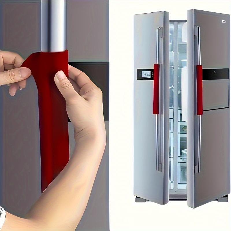 2pcs Refrigerator Door Handle Covers - Protects Against Stains, Fingerprints & Drips for Microwave & Dishwasher Doors