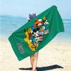 Personalized Mickey Friends Adventure Beach Towel Microfiber Beach Towel Thin Absorbent for Beach Swimming Yoga Bath Sports. 0910190