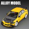 1/24 Mitsubishi Lancer Evolution IX EVO Modified Car Alloy Car Model Sound and Light Children's Toy Collectibles Birthday Gift