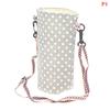 Fashion Cup Storage Bag Cotton Linen Cup Cover Canvas Water Cup Bag Portable Shoulder Bottle Cover Bag Tea Cup Holders