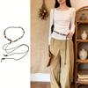 Bohemian Ethnic Style Hand-woven Waist Chain Women Beaded Niche Vintage Waist Belt Waist Rope