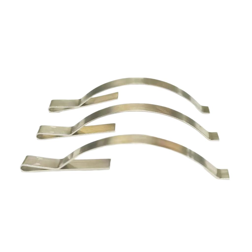 100pcs Window Screen Tension Clips Steel Flat Spring Corner Clips Window Screen Spring Clips Set for Aluminum Channels