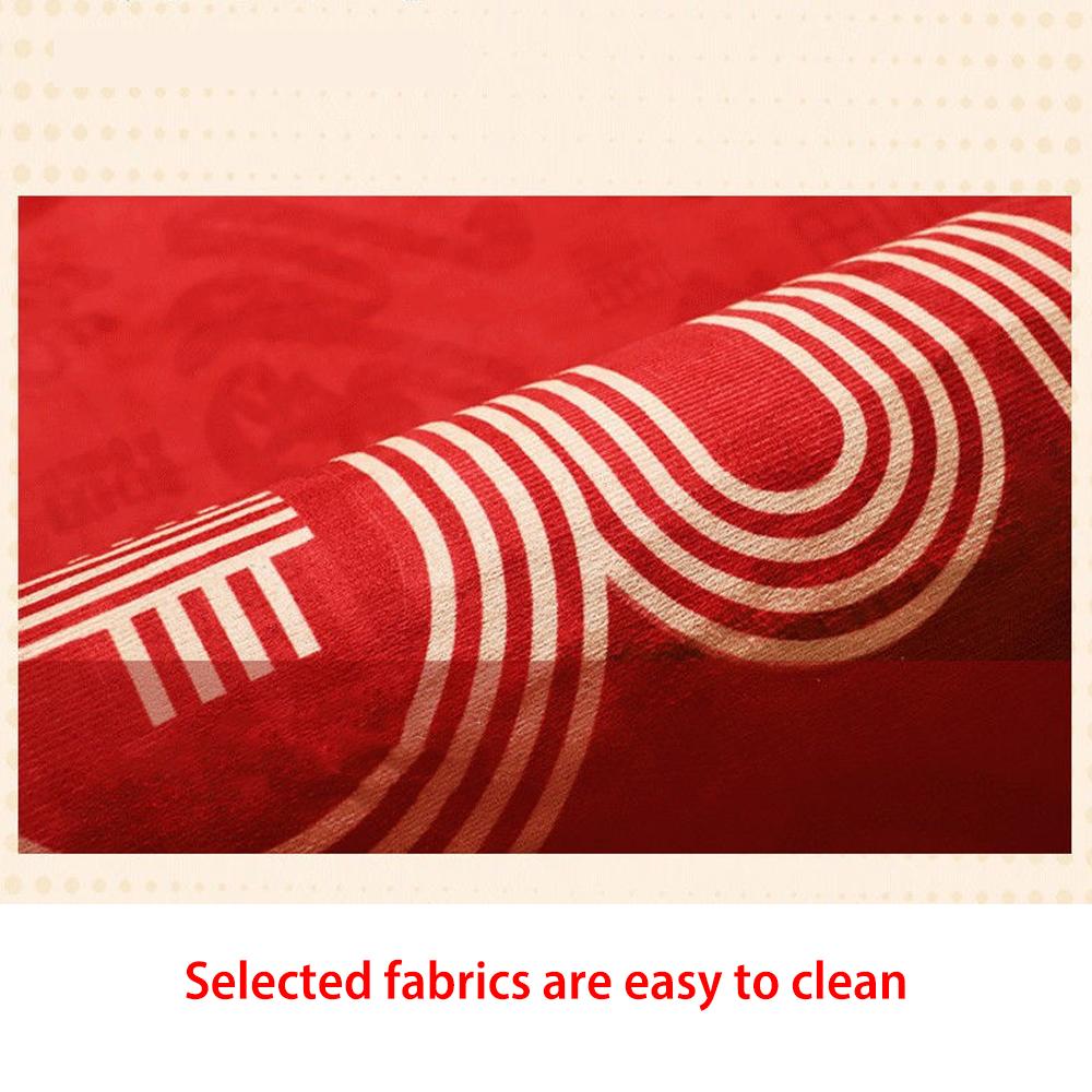 European Style Luxury Round Carpet Non-slip Flower Pattern Bed Room Computer Chair Mat Living Room Decoration Washable Rug