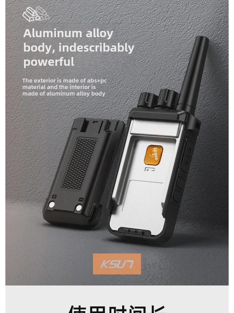 KSU7 8W High-Power Mini Walkie-Talkie with Strong Signal Penetration and USB Fast Charging (x26)