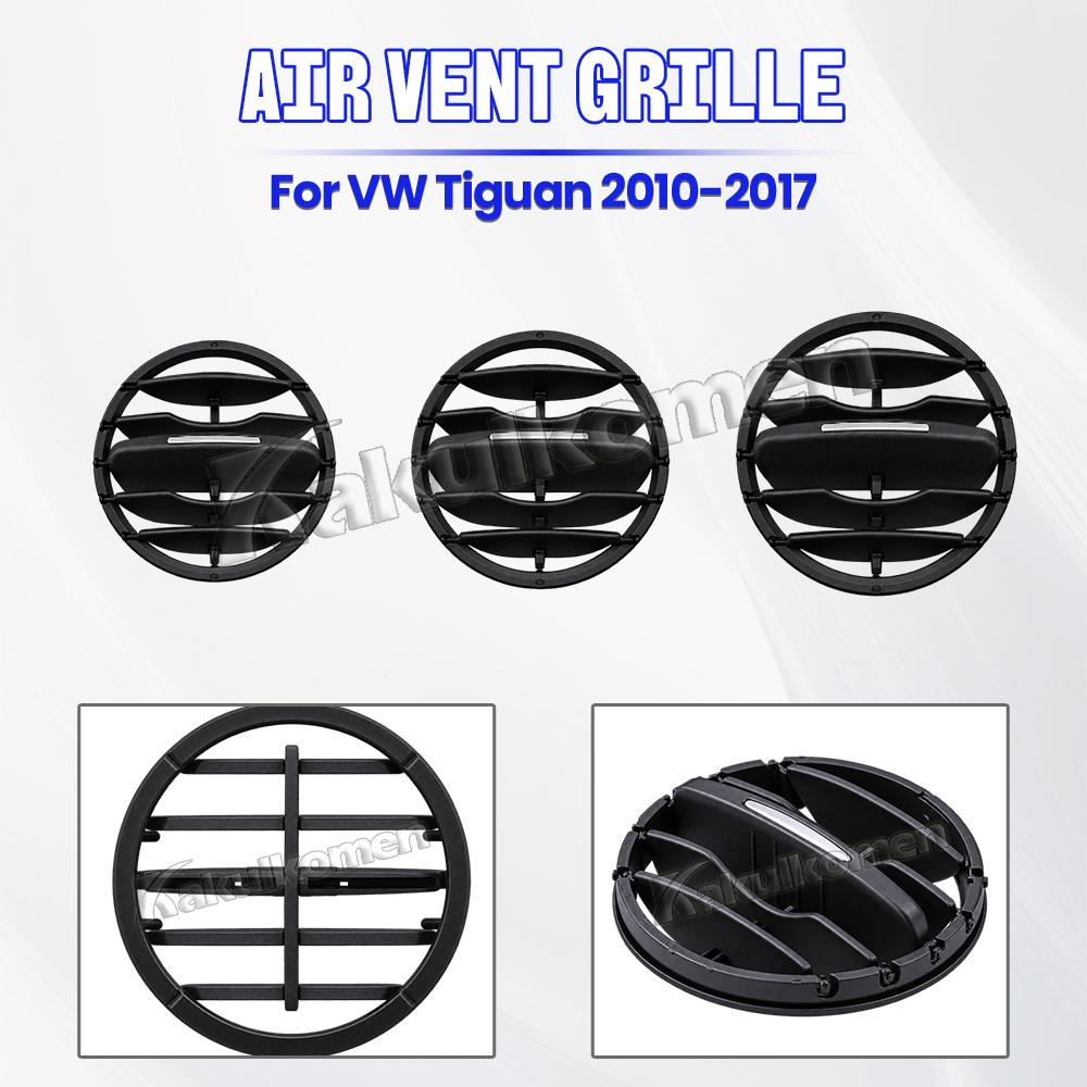 For Volkswagen Tiguan 2010-2017 Car Center Dash Vent Air Conditioner Vent Grille Deflector Car Interior Accessories