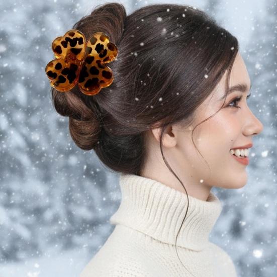 Magnetic Hair Clip Flower Shape Durable Plastic Hair Pin Side Bang Hair Barrette Hair Styling Tool Hair Accessories