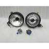 Head Lamp Set ( LH & RH ) Black + BULB Massey Ferguson Tractor |Fit