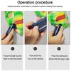 1 sett Bag Sealer Oppladbar Mini Forseglingsmaskin med Cutter Mini Heat Sealer for Chip Snacks Kjeks Bag