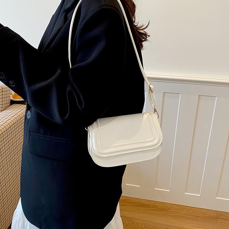 Women Simple Fashion Casual Flap Small Square Crossbody Bag