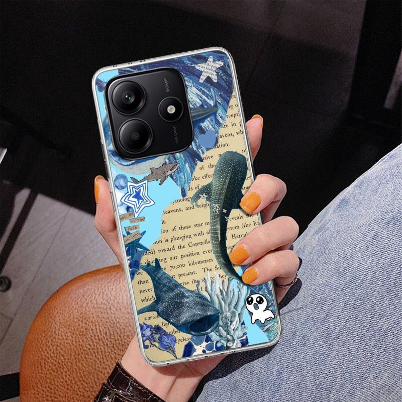 Ocean Whale Shark Phnoe Case for Phnoe Case for Xiaomi Redmi Note 15 14 14S 13 Pro Plus 12 12S 11S 11E 10S 10 11T 5G Unique Cove