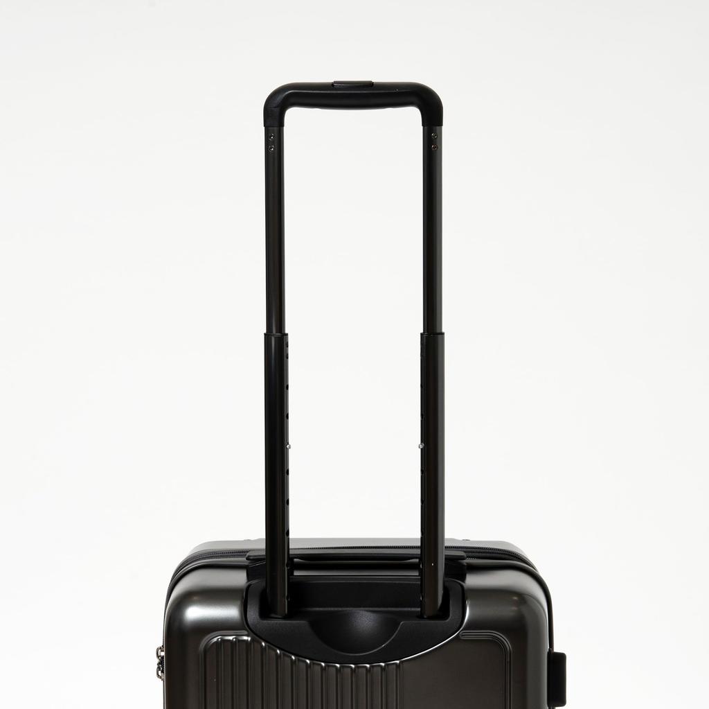 Small Double Green [Logospark] Carry-on Suitcase, Size, 36L, Quiet, Casters, 2.8kg,