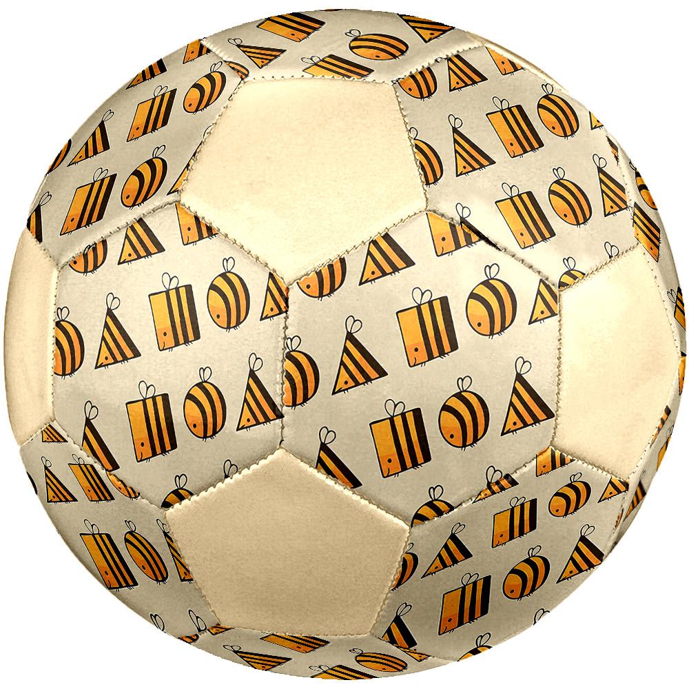 1PC Bee Party Celebration Soccer Ball Size 5 Football Machine Sewn Indoor/Outdoor Universal Football Gift W4