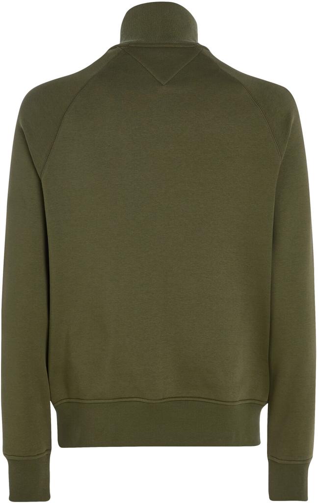 Tommy Hilfiger Mixed Media Zip-Thru Winter Sweatshirt (MW0MW32686) зеленый цвет