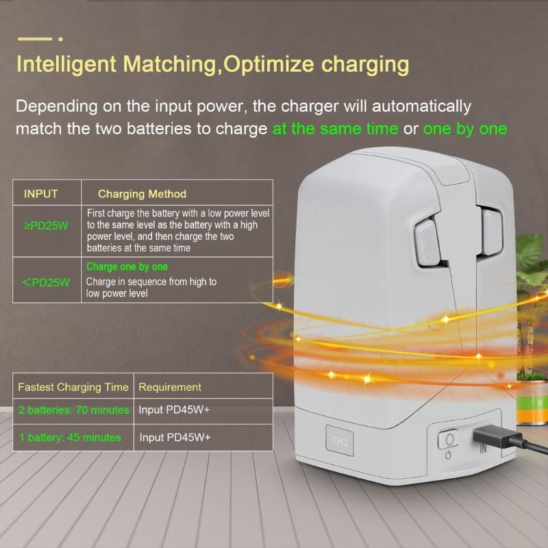 Intelligents Battery Chargers With Color LCD Display And Smartests Charging Algorithm for Flip Drones Accessories