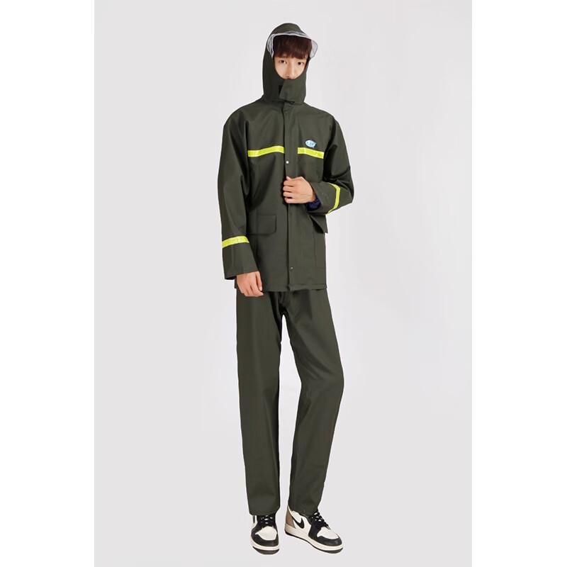 Adult Two-Piece Knitted Rain Suit XL-XXXXL